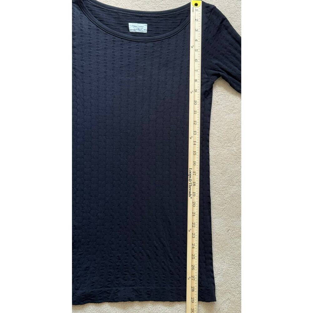 Athleta Black Long Sleeve Stretchy Tunic Top Style# 591297 Women's Size M - Picture 7 of 8